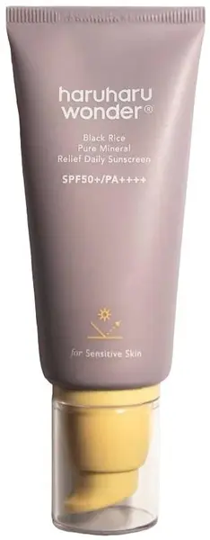 Haruharu Wonder Cremă de protecție solară Black Rice Pure Mineral Relief, SPF50+, 50 ml