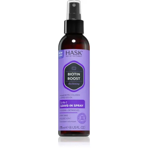 HASK Biotin Boost spray care nu necesita clatire pentru intarirea parului 175 ml