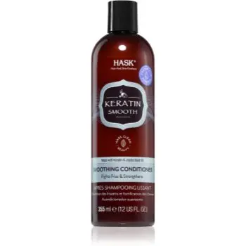HASK Keratin Protein Smoothing Conditioner balsam cu efect de netezire pentru par degradat sau tratat chimic