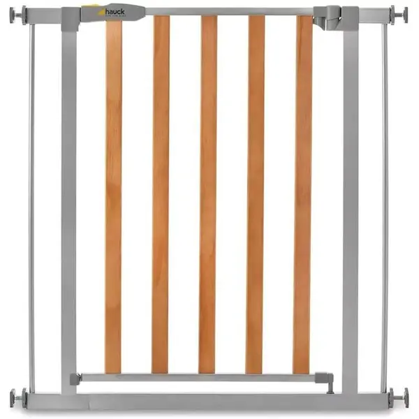 Hauck Poarta siguranta copii Wood Lock 2+ 21cm ext.silver