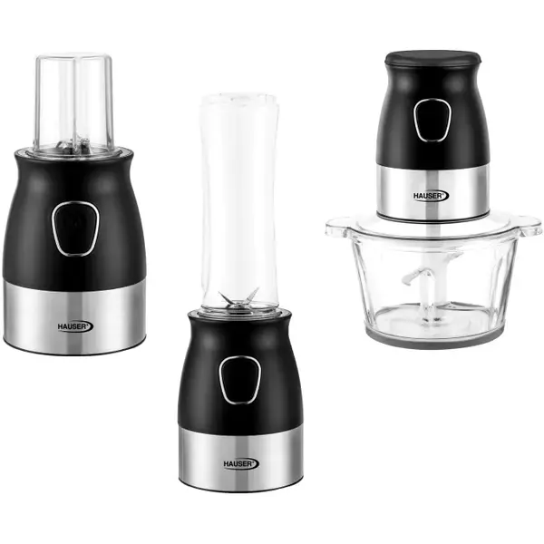 Hauser Smoothie Hauser BC-326B, 3 in 1, 300W, negru