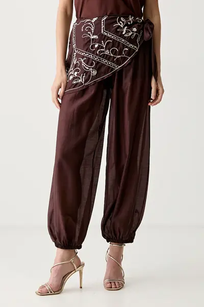 Haveone pantaloni pentru femei cu lyocell