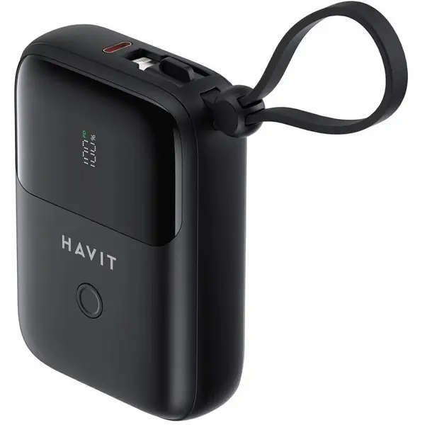 HAVIT Acumulator extern Havit, PB5215, 10000mAh, USB-C, Negru