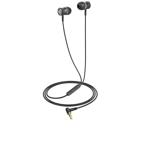 HAVIT Casti cu Microfon Havit E303P, In ear, Jack 3.5 mm, cu fir, frecventa 20-20.000 Hz, Negru