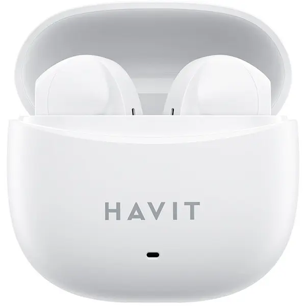 HAVIT Casti HAVIT TW941, Bluetooth 5.3, TWS, Open-Ear, Control tactil, Alb