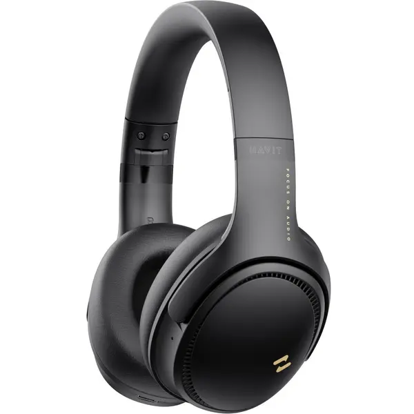HAVIT Casti wireless HAVIT H630BT PRO, Bluetooth 5.3, Autonomie 50 ore, Over-Ear, Negru