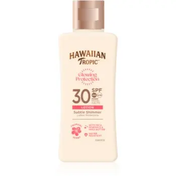 Hawaiian Tropic Glowing Protection Sunscreen Lotion loțiune pentru plaja SPF 30