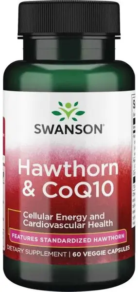 Hawthorn & CoQ10, 60 capsule, Swanson