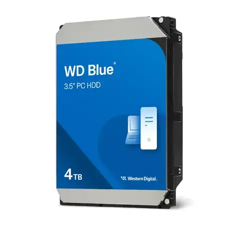 HDD Western Digital Blue 4TB, 128MB, 5400 RPM, SATA III, 3.5inch
