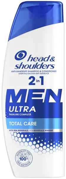 Head & Shoulders Men Șampon cu balsam pentru îngrijire completă 2 în 1, 330 ml