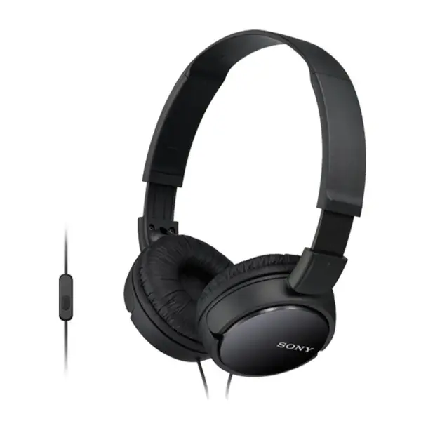 HEADPHONES SONY MDRZX110AP BLACK HEADPHONES SONY MDRZX110AP BLACK