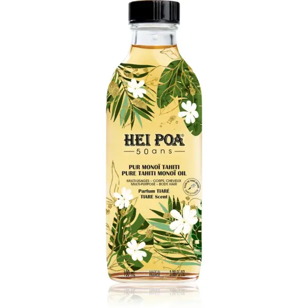 Hei Poa Pure Tahiti Monoï Oil Tiara ulei multifunctional pentru corp si par 100 ml