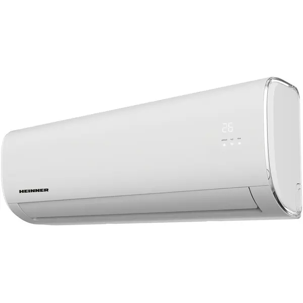 HEINNER Aparat de aer conditionat Heinner Crystal HAC-CR24KIT, 24000 BTU, Kit instalare inclus, Clasa energetica Racire A++/ Incalzire A+, Follow Me, Turbo, Autocuratare, Alb