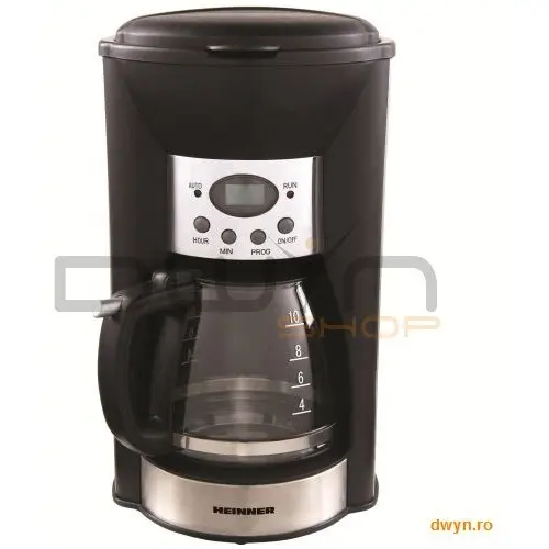 HEINNER Cafetiera digitala Heinner Savory 1100D, HCM-1100D, 900W, display, control electronic, timer, functi