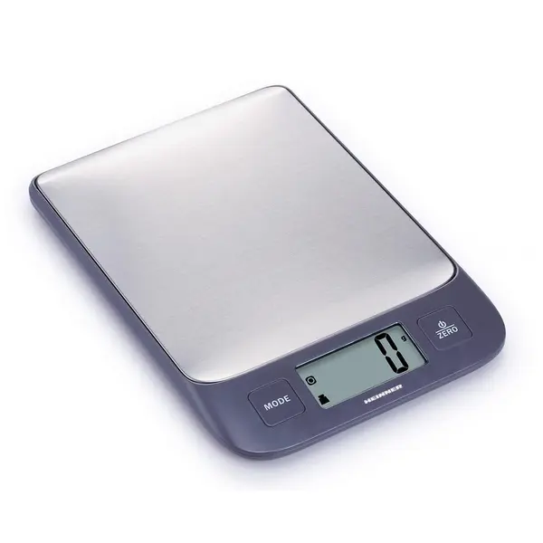 HEINNER Cantar de bucatarie Heinner HKS-5IXBK, 5 Kg, 1g, tara, functie cantarire lichide, display LCD, Inox