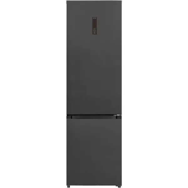 HEINNER Combina frigorifica Heinner HCNF-HM377INVDGHC, 377L, Clasa C, dark inox