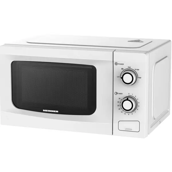 HEINNER Cuptor cu microunde Heinner HMW-M2035WH, 20 l, 700 W, Control mecanic, Timer, Alb