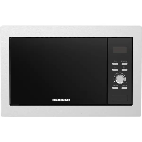 HEINNER Cuptor cu microunde incorporabil Heinner HMW-BI2360SS, 23 l, Control digital, Display LED, Timer, Grill, Blocare acces copii, Inox
