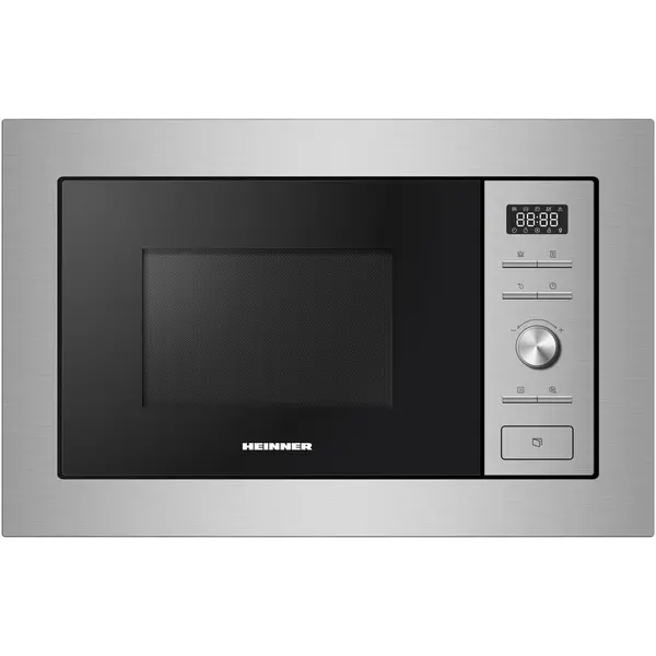 HEINNER Cuptor cu microunde incorporabil Heinner HMW-MDBI28GDIX, 28L, Control digital, 900W, Putere grill 1000W, Afisaj led, 5 trepte de putere, 21programe automate, Inox