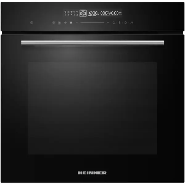 HEINNER Cuptor incorporabil Heinner HBO-M7214GCDRC-GBK, Electric, 72 l, Autocuratare catalitica, Timer digital, Ddisplay touch, Grill, Air fry, iluminare, Blocare display, Clasa A+, Sticla neagra
