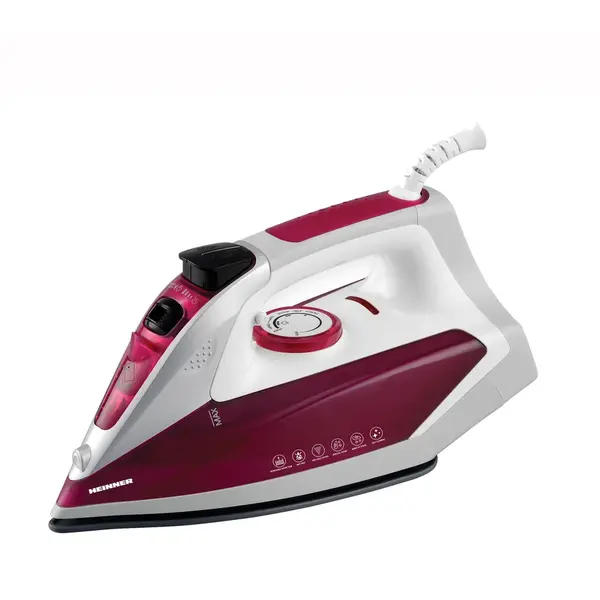 HEINNER Fier de calcat Heinner VelvetSeam HSI-2200PP, 2000-2400W, rezervor apa detasabil 190ml, talpa cu invelis ceramic, anti-picurare, mov