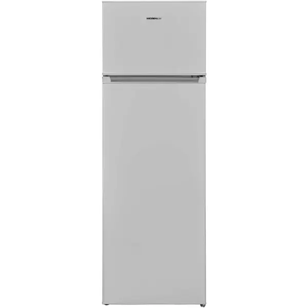 HEINNER Frigider cu doua usi Heinner HF-V242SE++, 242 l, Less Frost, Clasa E, Control mecanic, Iluminare LED, H 160 cm, Argintiu