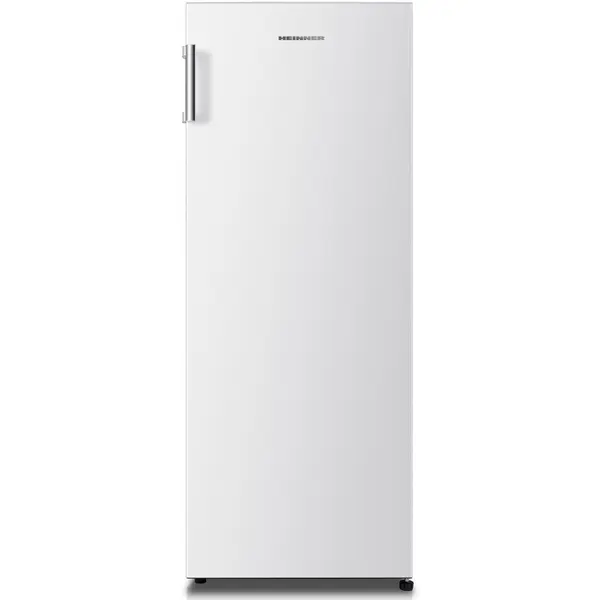 HEINNER Frigider cu o usa Heinner HF-HS250E++, 242 l, Control mecanic cu termostat ajustabil, Iluminare LED, Clasa E, H 144 cm, Alb