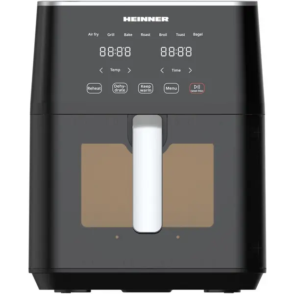 HEINNER Friteuza cu aer cald Heinner cyclonefry cook HAF-M7BK1800 , 1500-1800w, capacitate 7l, display digital cu control touch, termostat reglabil 40-200 grade, Negru