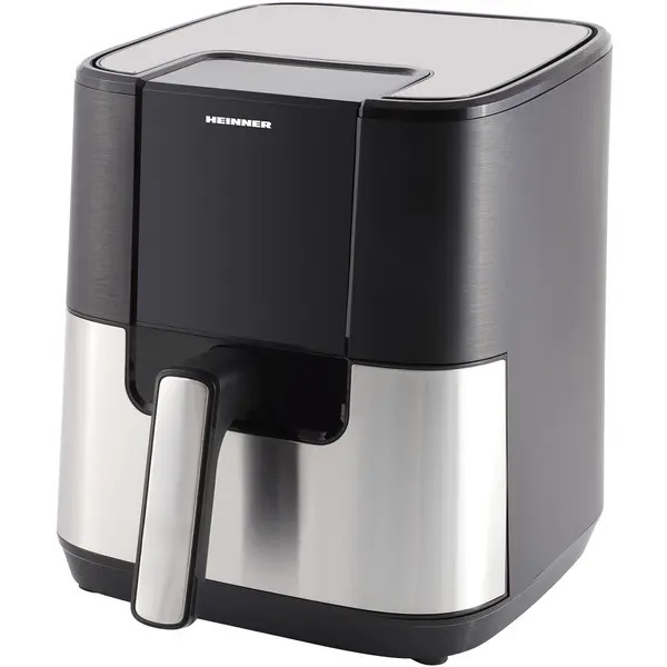 HEINNER Friteuza cu aer cald Heinner HealthyEra 15 HAF-H6BKS1500, 1500W, capacitate: 5.5L, display digital, control touch, 8 programe, Negru-Argintiu