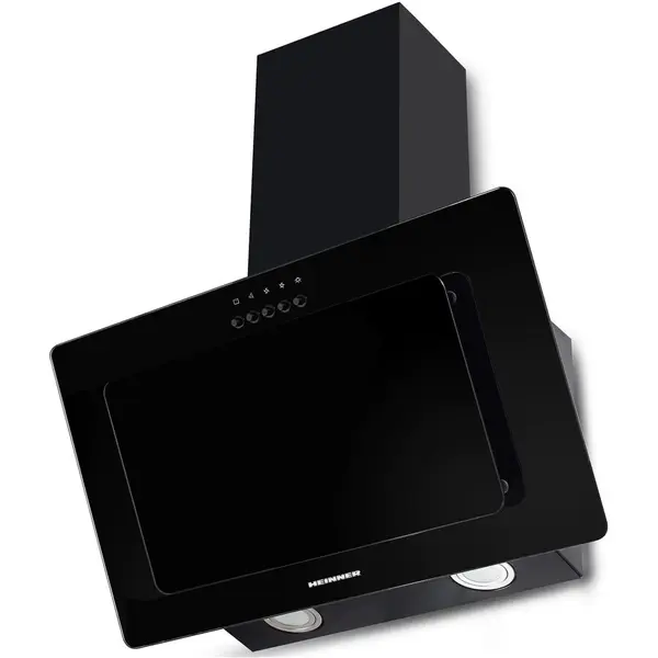 HEINNER Hota incorporabila decorativa Heinner HDCH-F3560RGBK , Putere de absorbtie 364.9 m3/h, 1 motor, Iluminare LED, 3 trepte de viteza, 59.5 cm, Sticla neagra