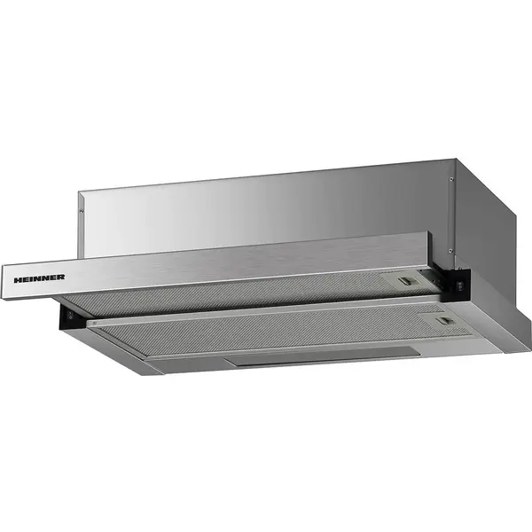 HEINNER Hota incorporabila telescopica Heinner HTCH-F400IX, Putere de absorbtie 358.4 mc/h, 1 motor, 60 cm, Inox