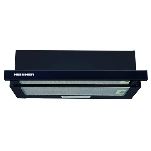 HEINNER Hota telescopica de bucatarie Heinner HTCH-440GBK, putere de absorbtie 325 mᶟ/h, Negru