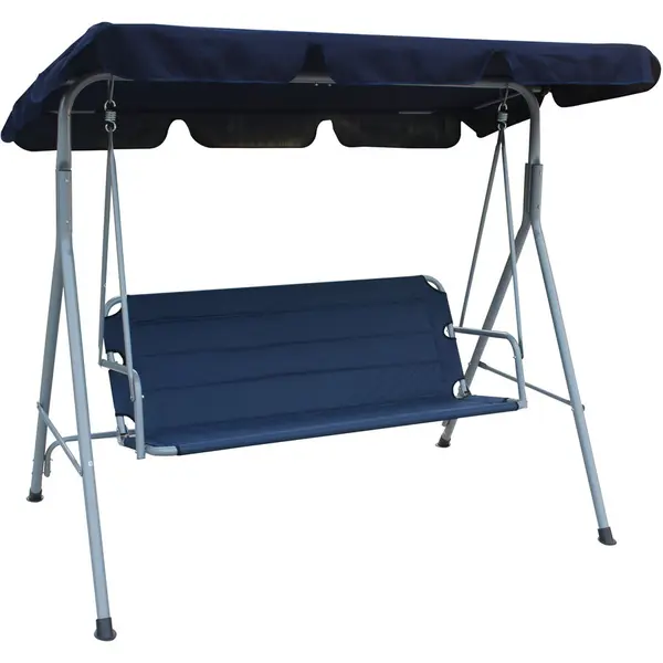 HEINNER Leagan / balansoar Heinner, 175x112x155 cm, 3 locuri, Albastru