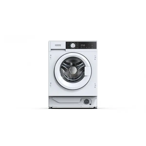 HEINNER Masina de spalat incorporabila Heinner HWM-BI814IVA+++, 8 kg, 1400 rpm, Clasa A, Motor Inverter, 15 programe, Display digital, Prespalare, Start intarziat, Alb