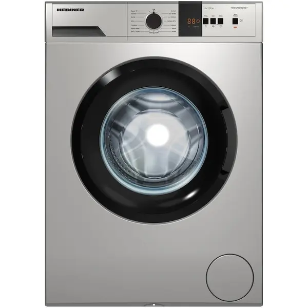 HEINNER Masina de spalat rufe Heinner HWM-VT0610CHSD++, 6 kg, 1000 rpm, Clasa D, Display digital, Functie Start intarziat, Argintiu