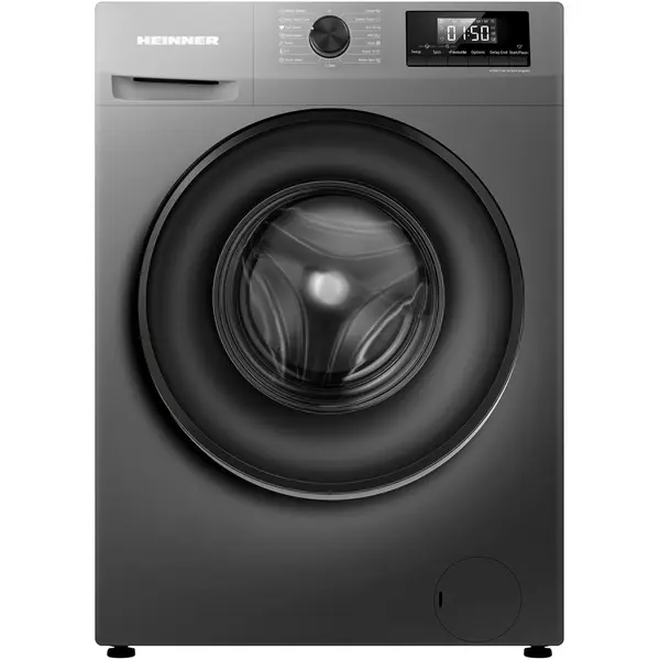 HEINNER Masina de spalat rufe Slim Heinner HWM-H7014IVSMTC+++, 7 kg, 1400 rpm, Clasa C, Motor Inverter, Display digital, Blocare acces copii, Gri