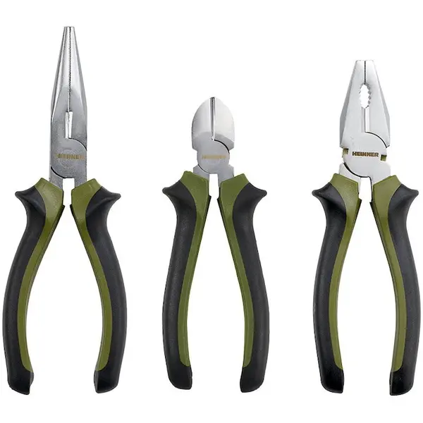 HEINNER Pachet 3 unelte Heinner HR-PHT111, patent cu varf lung 160 mm lungime, patent tip sfic 160 mm lungime, patent clasic 180 mm lungime, 45 Otel-Carbon, maner plastic