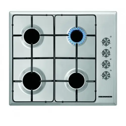 HEINNER Plita incorporabila Heinner HBH-S584I-IX, Gaz, 4 Arzatoare, Inox