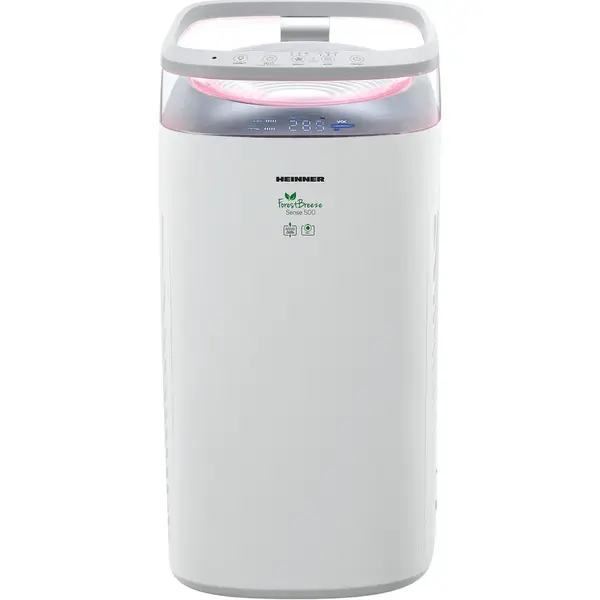 HEINNER Purificator Heinner HPA-M500, CADR 500 m3/h, 35 W, Control touch, Mod Silentios, Filtru multiplu, Sistem dublu purificare, Indicator calitate aer, Alb