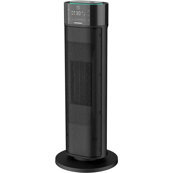 HEINNER Radiator ceramic cu umidificare Heinner HCH-LH2000BK, 2000 W, Functie umidificare, Display LED, Control touch, Telecomanda, Functie ECO, Oprire automata, Functie Oscilare, Negru