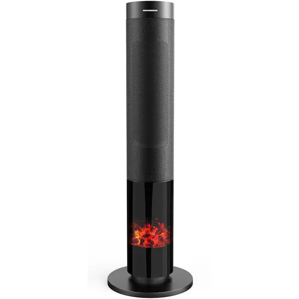 HEINNER Radiator ceramic Heinner HCH-LD2000BK, 2000 W, Display LED, Control Touch, Telecomanda, Functie ECO, Oprire automata, Functie oscilare, Negru