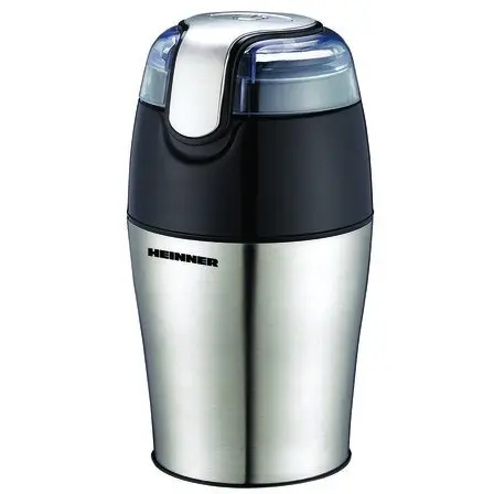 HEINNER Rasnita electrica Heinner HCG-150SS, capacitate: 50g, putere: 150W, carcasa din inox, lama din inox,