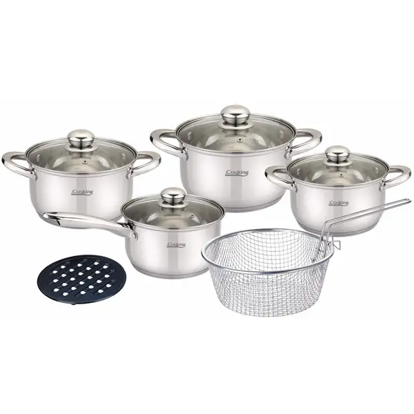 HEINNER Set gatit Heinner HR-MSF-8178, 10 piese (Inox)
