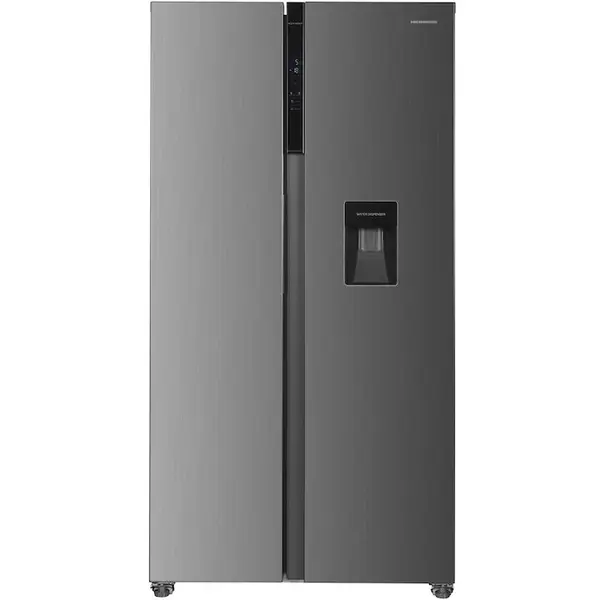HEINNER Side by Side Heinner HSBS-HM439NFINVXWDD, 439L, Clasa D, H 176.5 cm, Dark Inox
