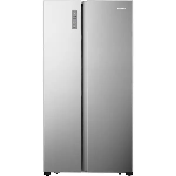 HEINNER Side by side Heinner HSBS-HS519NFXE++, 519 l, Full No Frost, Clasa E, Display touch, Alarma usa deschisa, H 1786 cm, Inox
