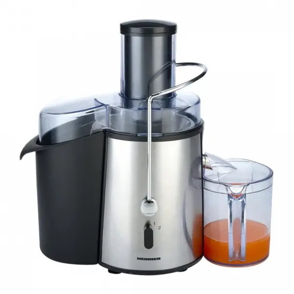 HEINNER Storcator de fructe Heinner TurboMax 1000SS, 1000W, 2 viteze, Inox