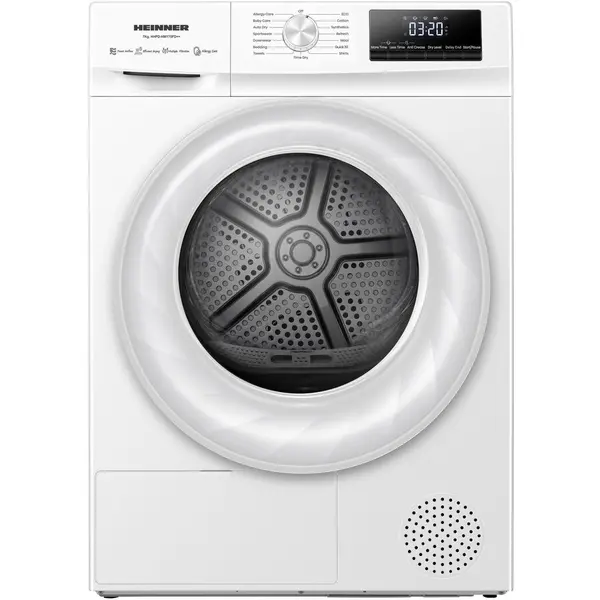 HEINNER Uscator de rufe cu pompa de caldura Heinner HHPD-HMY70FD++, Capacitate de incarcare 7 kg, Clasa energetica D, Alb