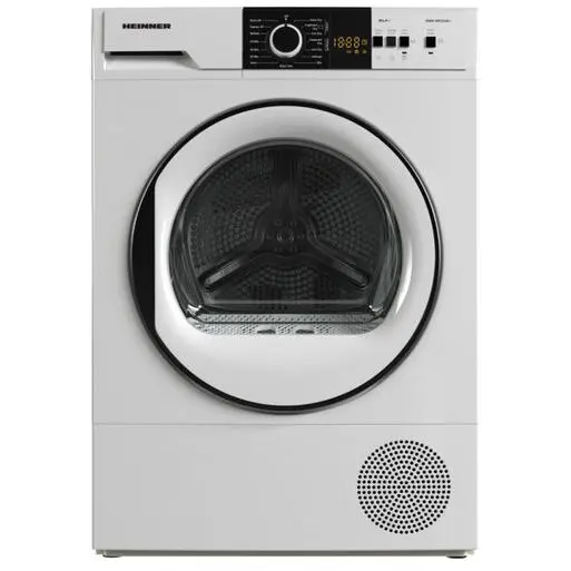 HEINNER Uscator de rufe cu pompa de caldura Heinner HHPD-V8T1CHA++, 8 kg, 15 programe uscare, Displey LED, Alb