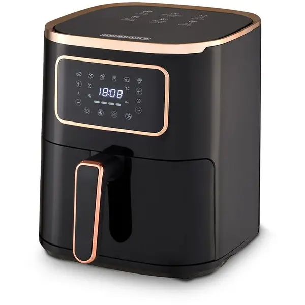HEINRICH'S Friteuza cu aer cald Heinrich's HFR 8216, 1450 W, 5 L, 8 programe, Negru