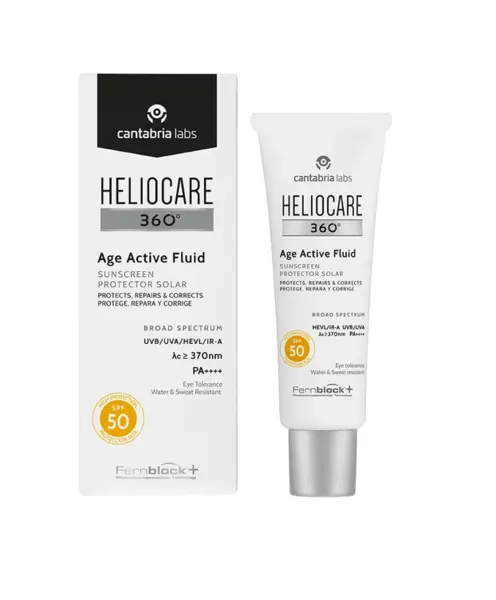 Heliocare 360 Age Active Fluid pentru fata SPF50 50 ml